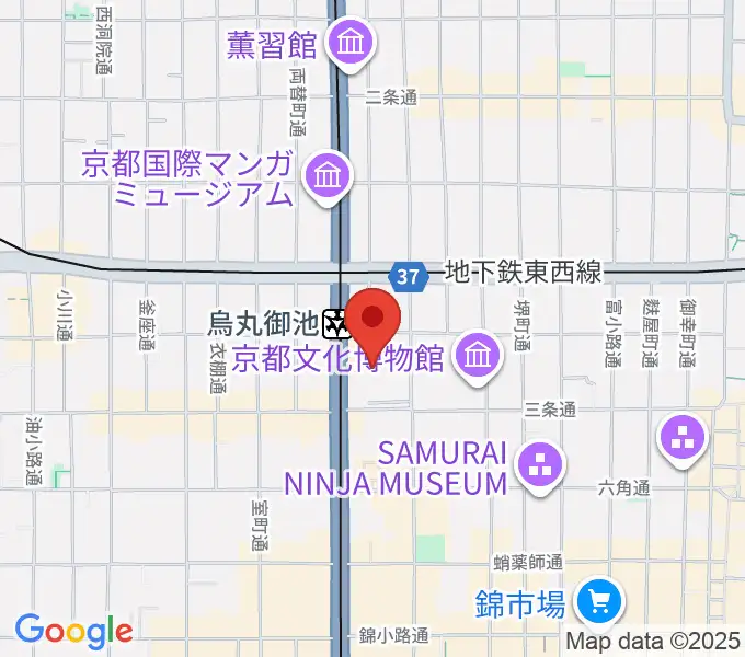 アップリンク京都の地図