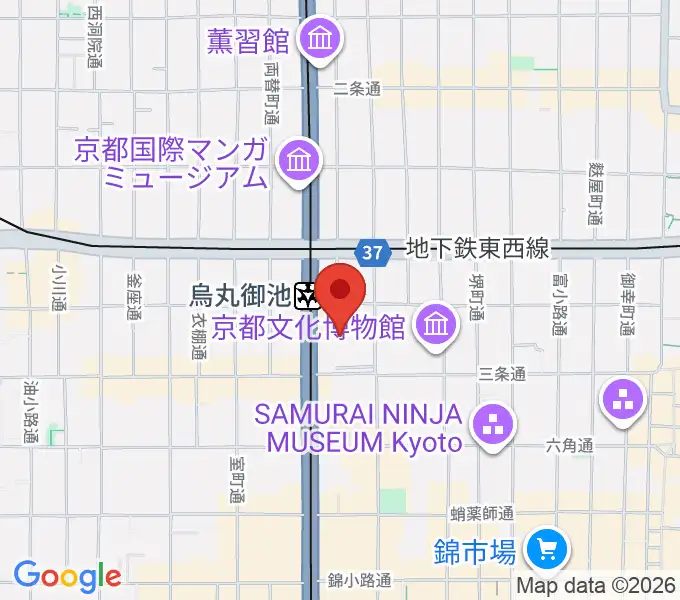 アップリンク京都の地図