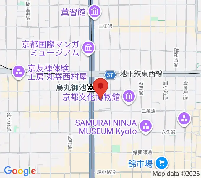 アップリンク京都の地図