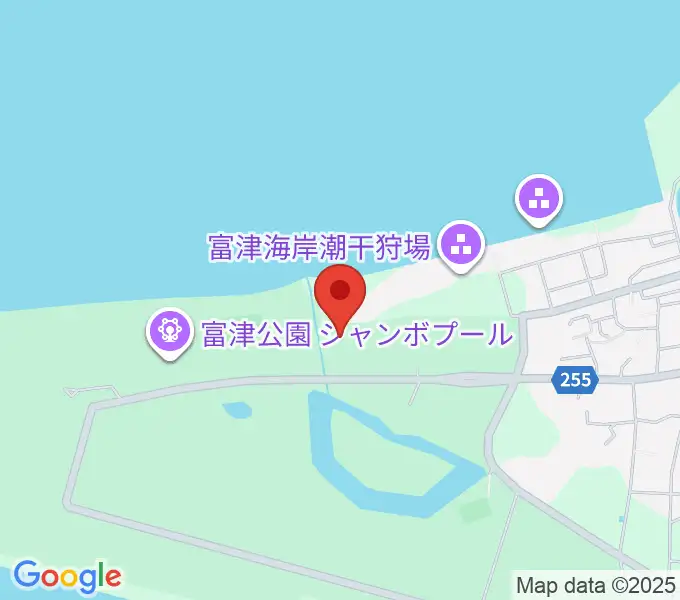 富津公園 野外劇場の地図