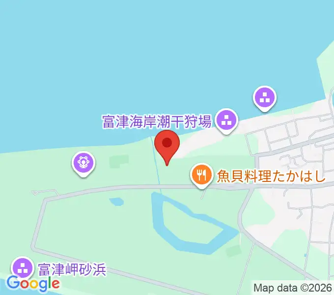 富津公園 野外劇場の地図