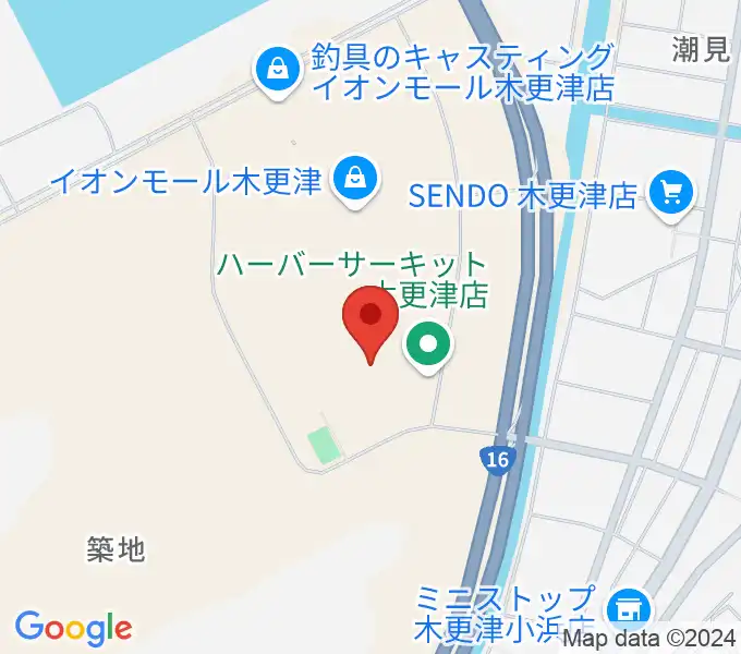 新星堂 イオンモール木更津店の地図