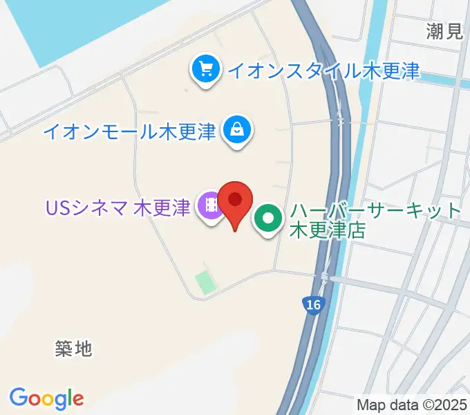 新星堂 イオンモール木更津店の地図