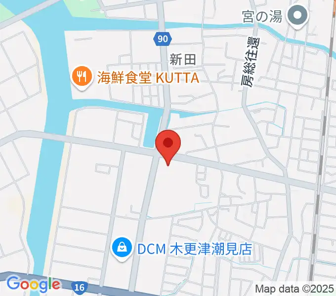 木更津市民体育館の地図