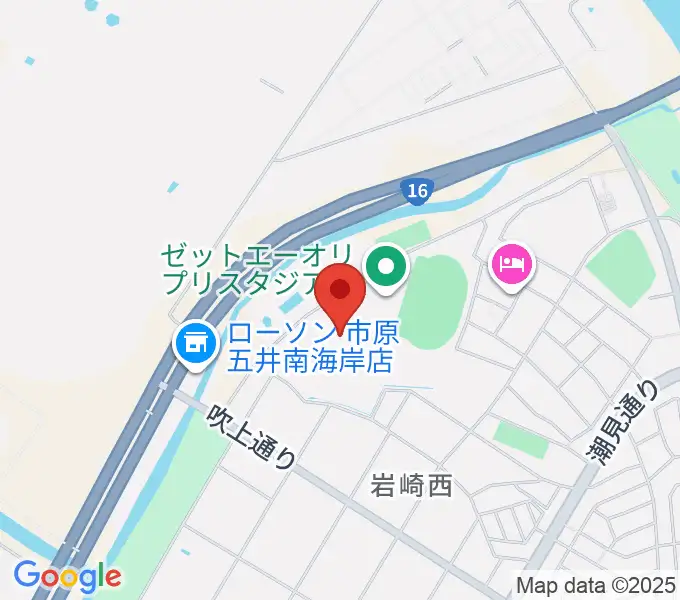 ゼットエーボールパークの地図