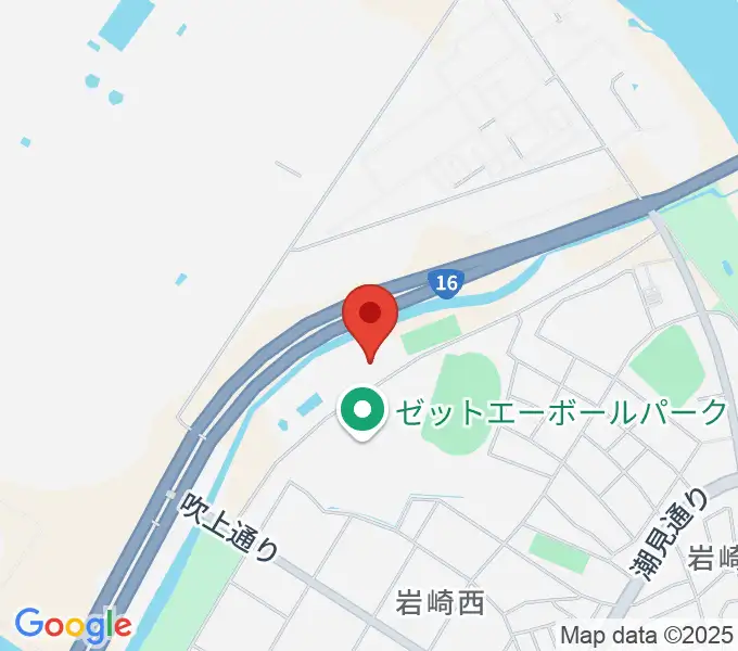 市原市臨海体育館の地図