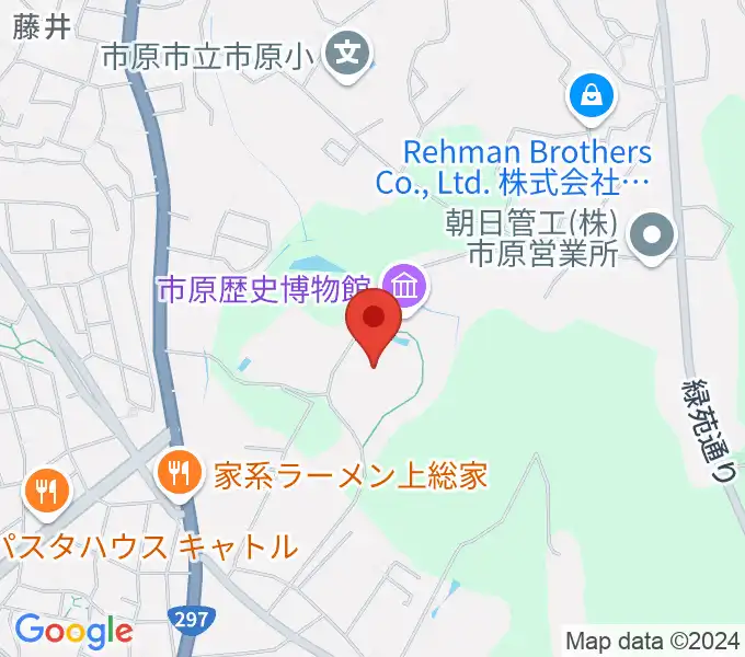 ゼットエー武道場の地図