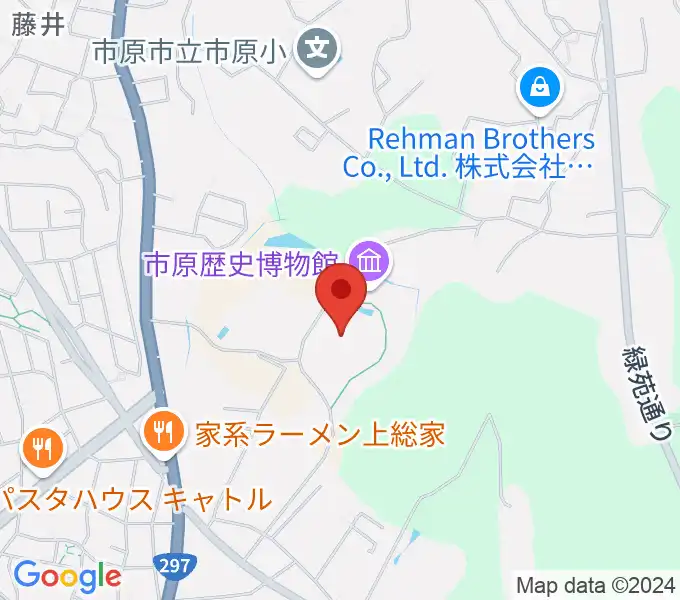 ゼットエー武道場の地図