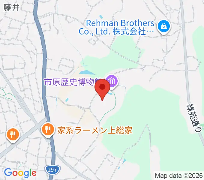 ゼットエー武道場の地図