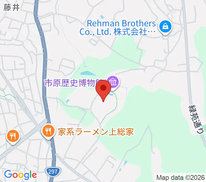 ゼットエー武道場の地図