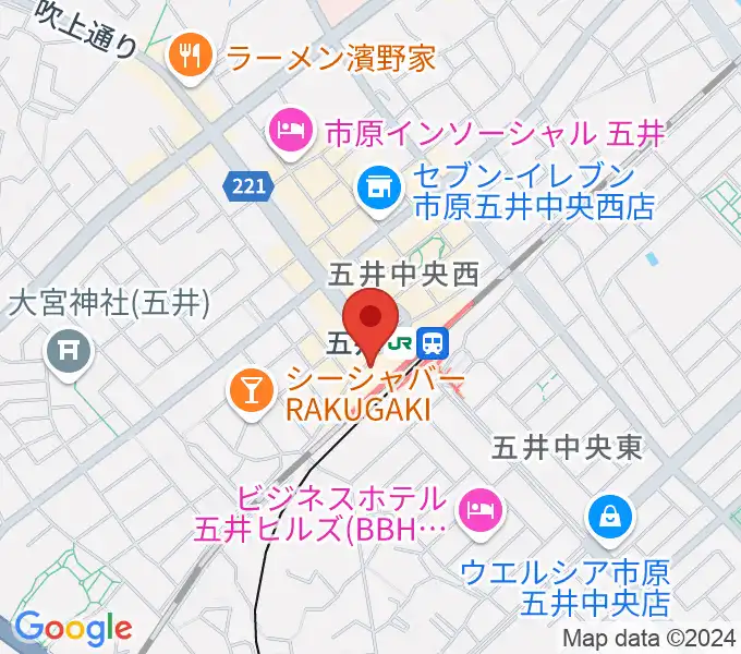 サンプラザ市原の地図