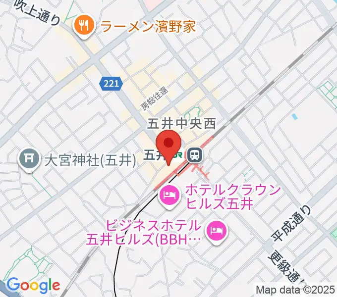 サンプラザ市原の地図