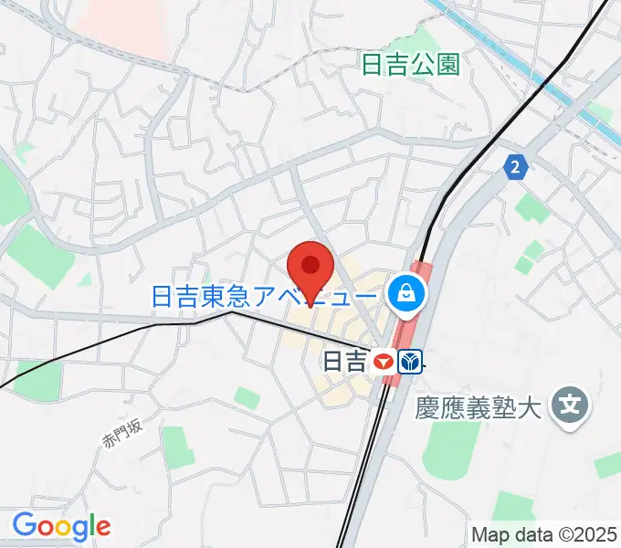 グリーンヒル音楽スタジオの地図
