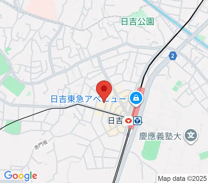 グリーンヒル音楽スタジオの地図