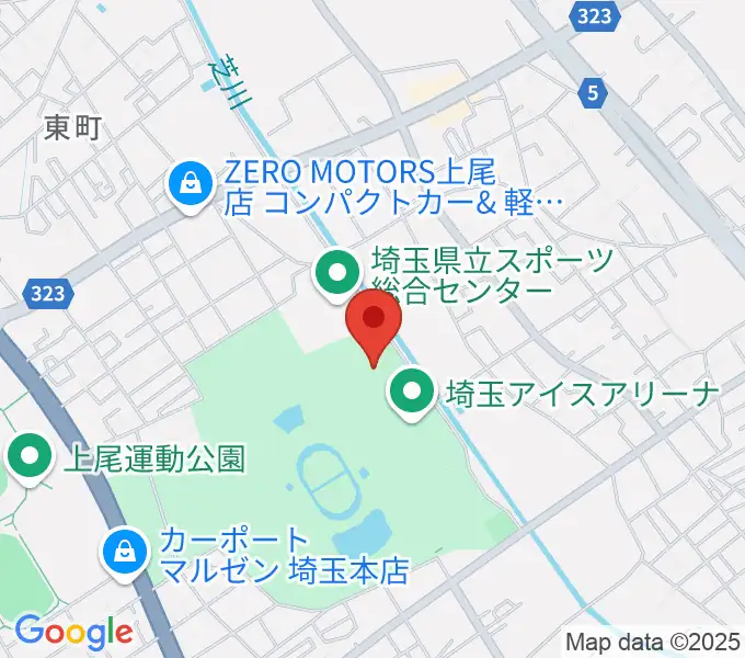 リプロ武道館の地図
