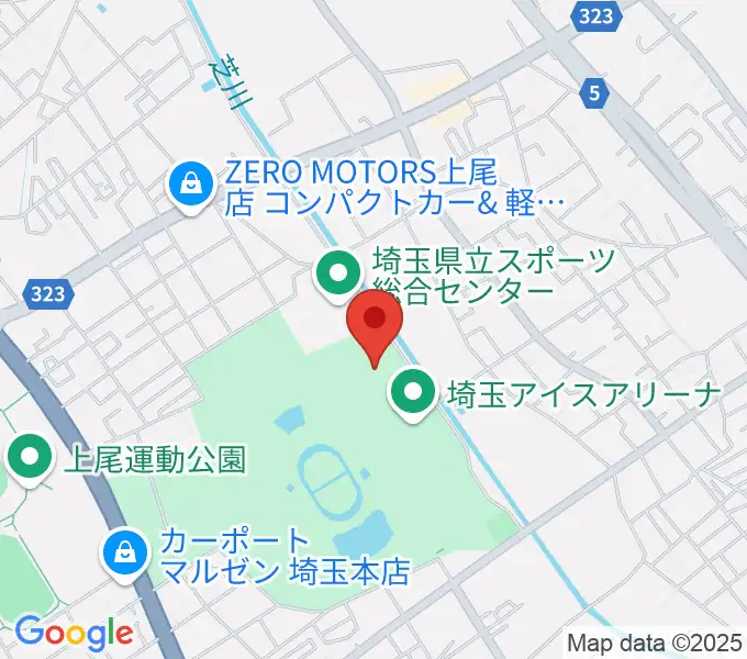 リプロ武道館の地図