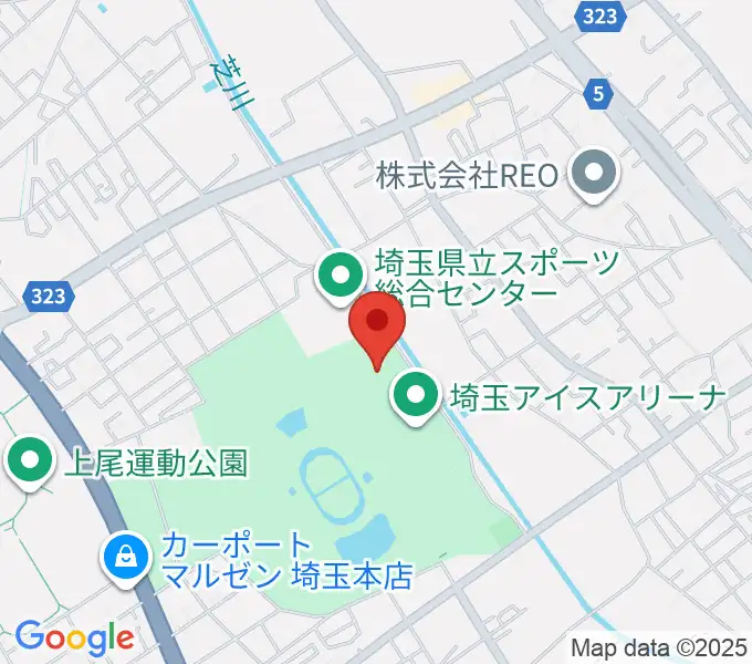 リプロ武道館の地図