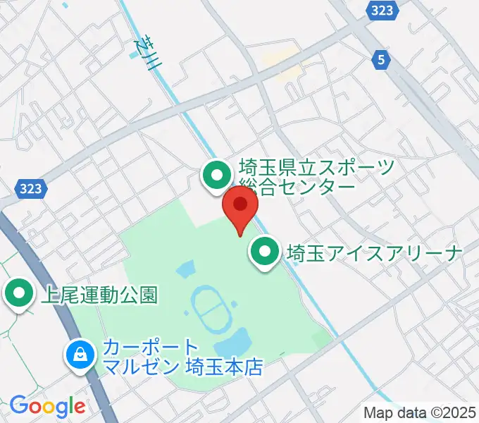 リプロ武道館の地図