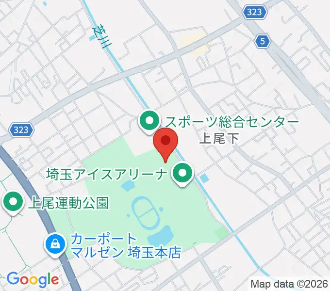 リプロ武道館の地図