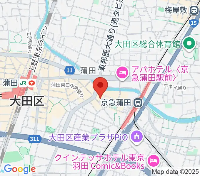 スタジオポハサの地図