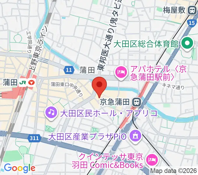スタジオポハサの地図