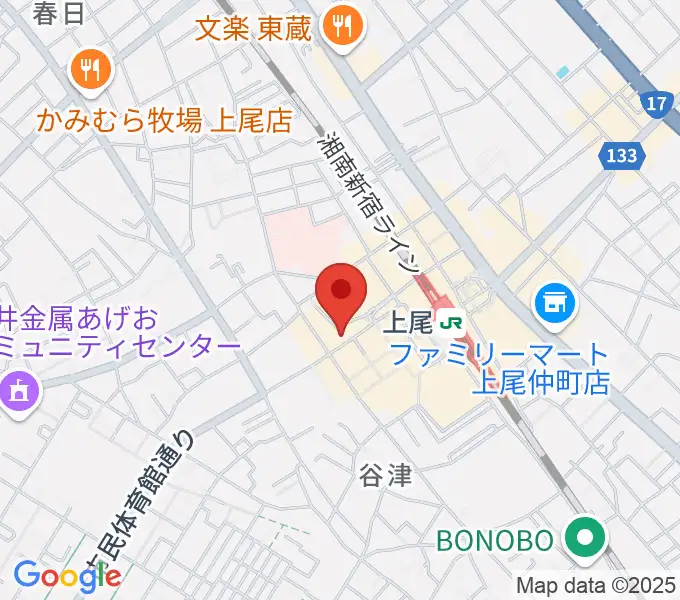Dover Guitar Shopの地図