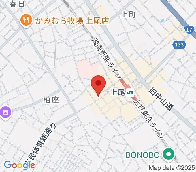 Dover Guitar Shopの地図