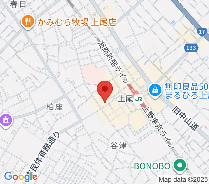 Dover Guitar Shopの地図