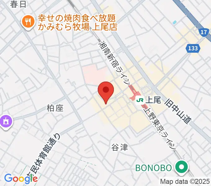 Dover Guitar Shopの地図