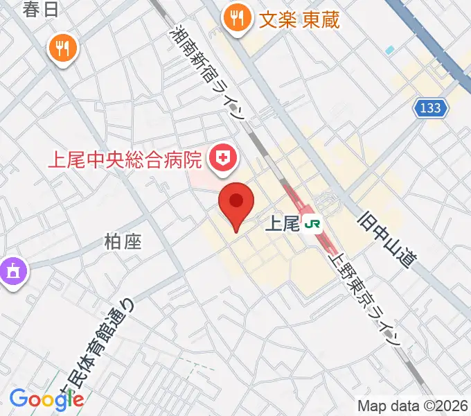 Dover Guitar Shopの地図