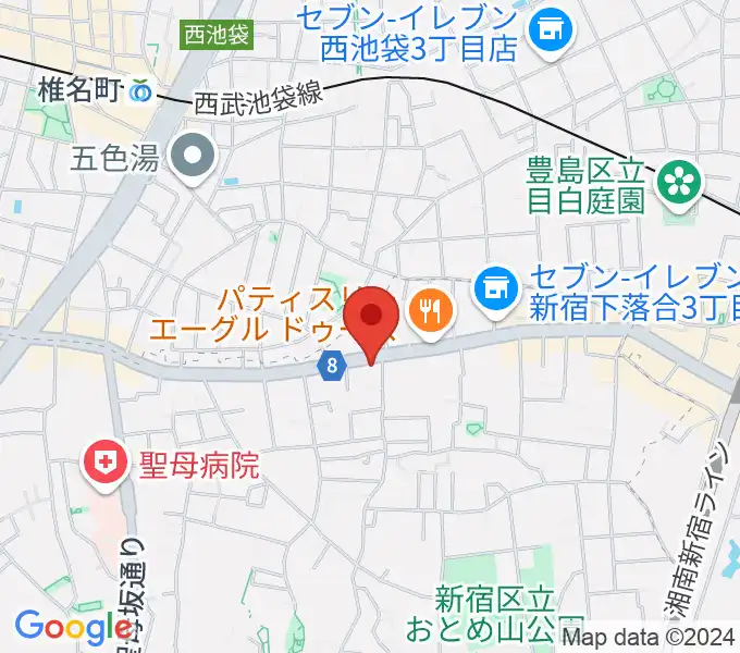 アルル貸しスタジオ・スタジオ銀河の地図