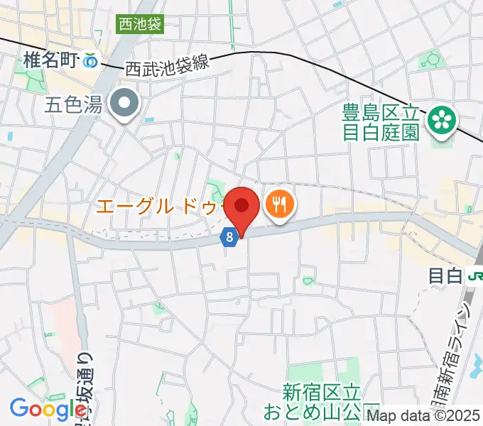 スタジオアルル・スタジオ銀河の地図