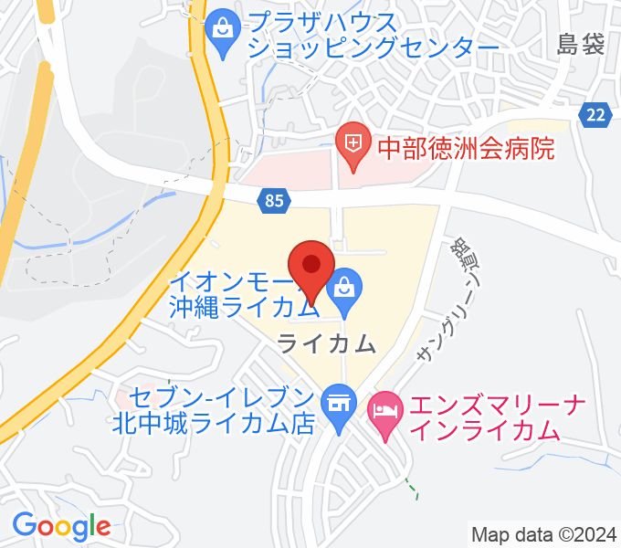 シネマライカムの地図