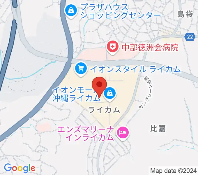 シネマライカムの地図