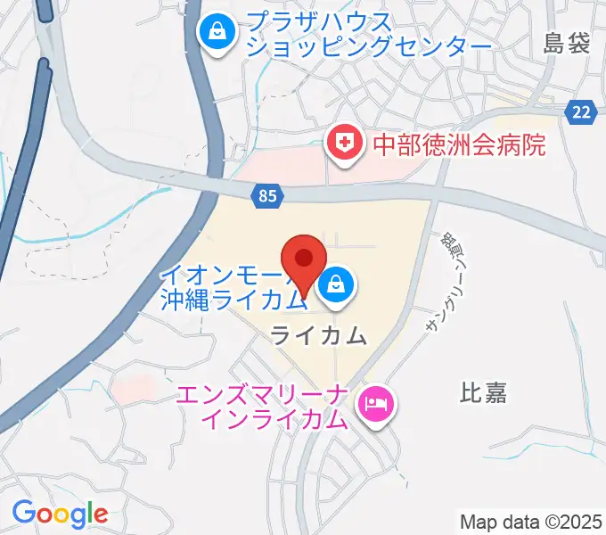 シネマライカムの地図