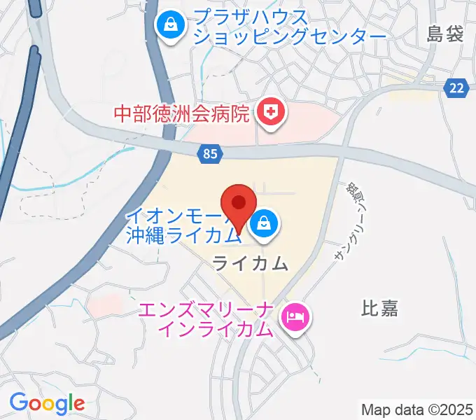 シネマライカムの地図