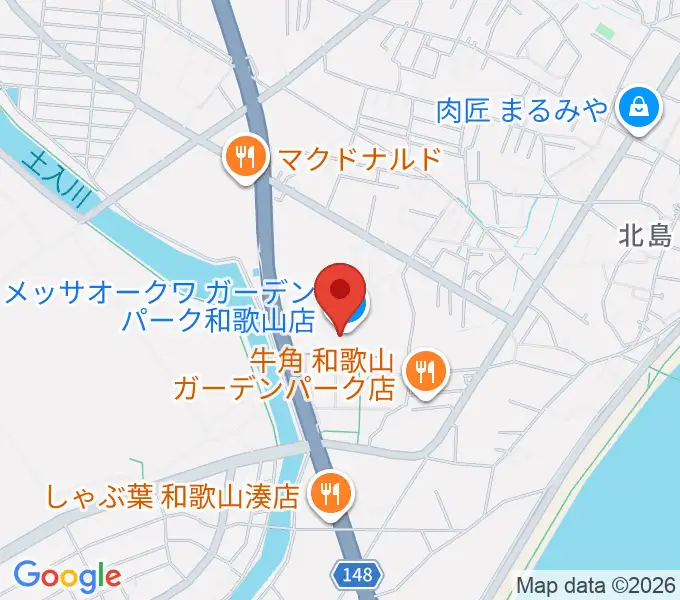 ジストシネマ和歌山の地図