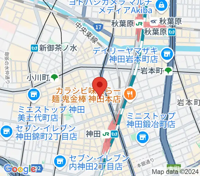 バンブルビースタジオの地図