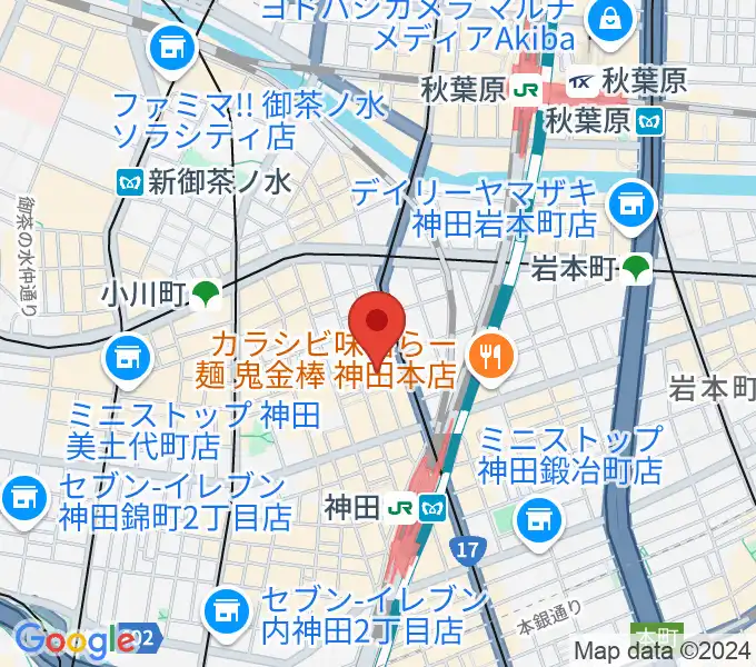 バンブルビースタジオの地図