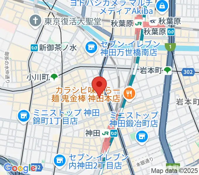 バンブルビースタジオの地図
