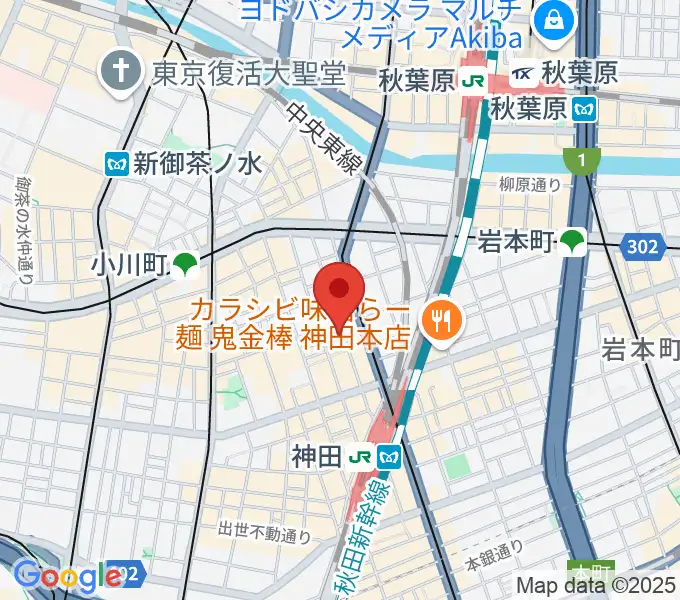 バンブルビースタジオの地図
