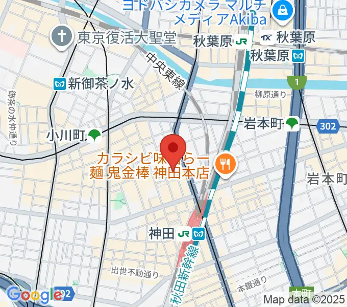 バンブルビースタジオの地図