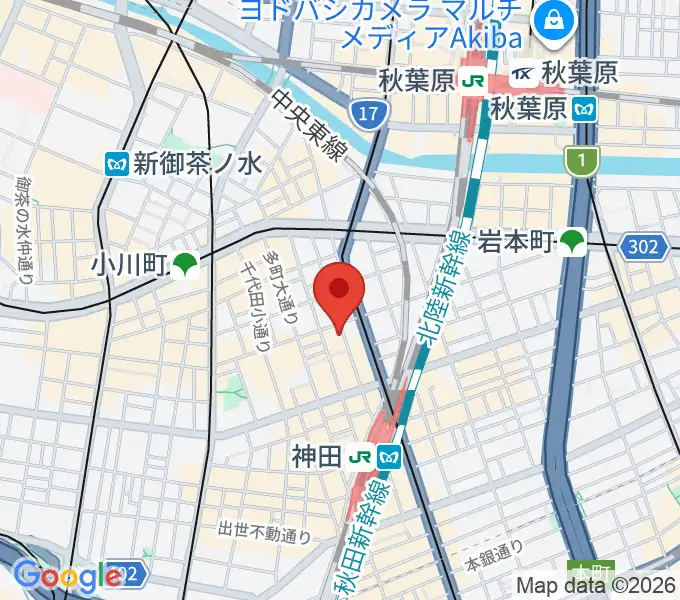 バンブルビースタジオの地図