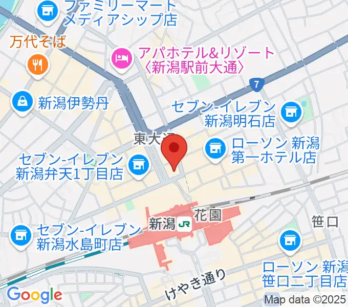 マルタケホールの地図