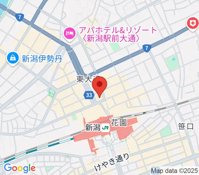 マルタケホールの地図