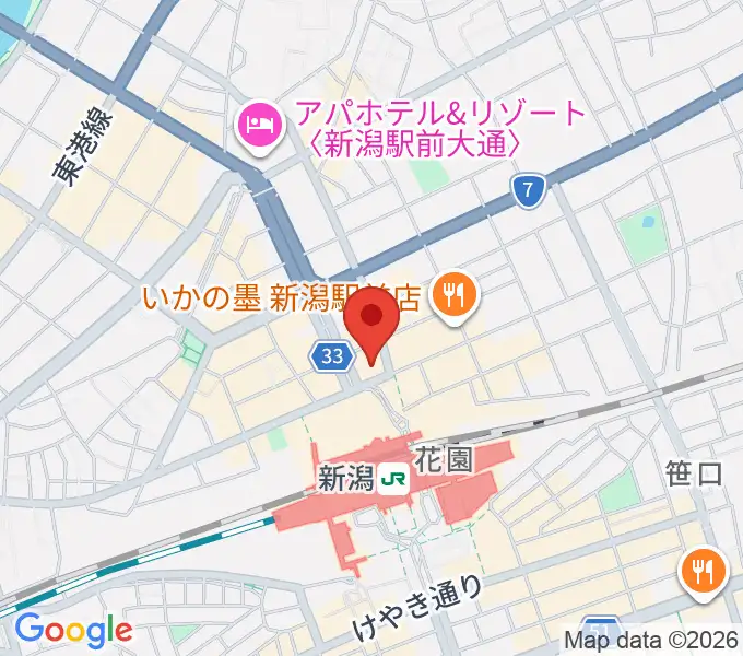 マルタケホールの地図