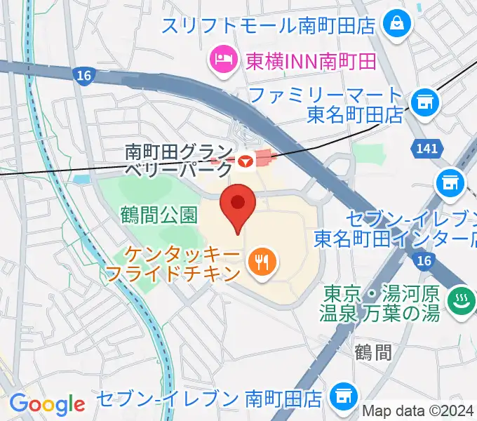 山野楽器 南町田店の地図