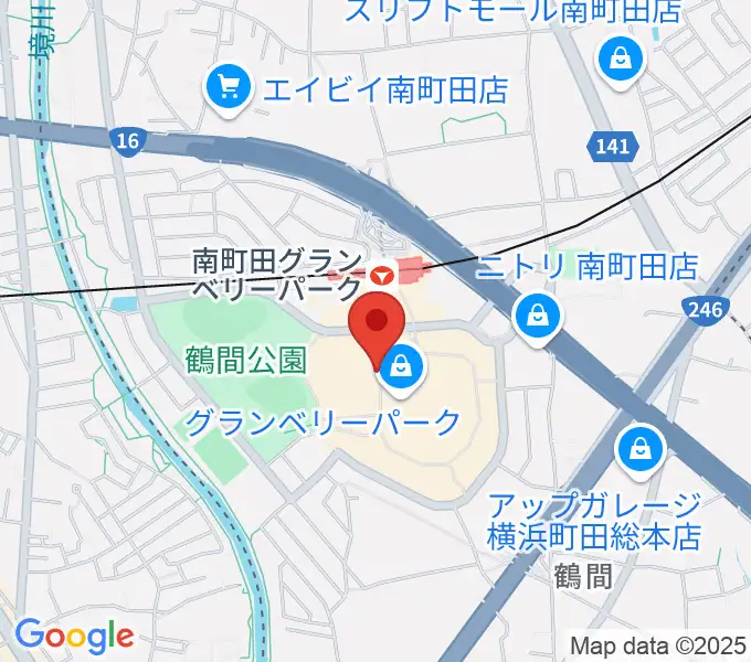 山野楽器 南町田店の地図