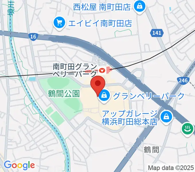 山野楽器 南町田店の地図