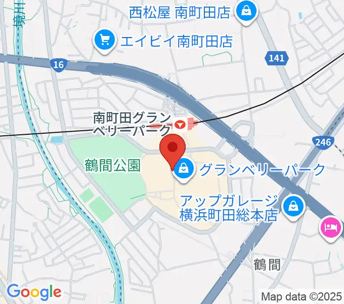 山野楽器 南町田店の地図